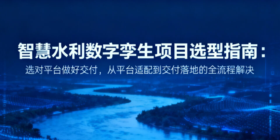 图片 1 - 字节博客 智慧水利数字孪生项目选型指南:选对平台做好交付,从平台适配到交付落地的全流程解决方案