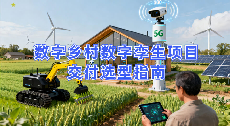 图片 1 - 字节博客 数字乡村数字孪生项目交付选型方案:选对平台锚定场景,专业交付破解落地难题